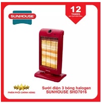 Đèn sưởi điện hồng ngoại 3 bóng Sunhouse SHD7016