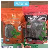 Hạt Chia Healthy Nuts, Seeds Organic Chia Seeds 1KG (Màu Hồng)