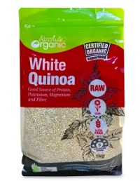 Hạt Diêm Mạch Trắng Của Úc Absolute Organic White Quinoa 1kg