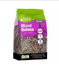 Hạt diêm mạch 3 màu Úc Absolute Organic Mixed Quinoa túi 400G
