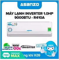 Máy Lạnh Asanzo K09A Inverter 9000BTU (1.0HP)