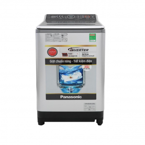 Máy giặt cửa trên Panasonic Inverter 10 Kg NA-FS10V7LRV -Khóa trẻ em Giặt nước nóng Công nghệ Inverter tiết kiệm điện Vệ sinh lồng giặt Hẹn giờ giặt xong