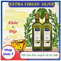 [NHẬP KHẨU Ý] Dầu Ô LIU nguyên chất, Olive oil Extra Virgin LaSicilia 1 lít thích hợp làm dầu oliu nấu ăn, dầu ô liu dưỡng da và dầu olive cho bé ăn dặm