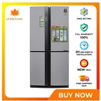 Tủ Lạnh Sharp Inverter 626 liter refrigerator SJ-FX631V-SL