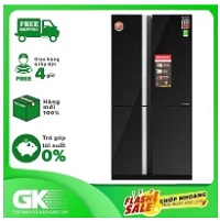 Tủ lạnh Sharp Inverter 605 lít SJ-FX688VG-BK Mẫu 2019