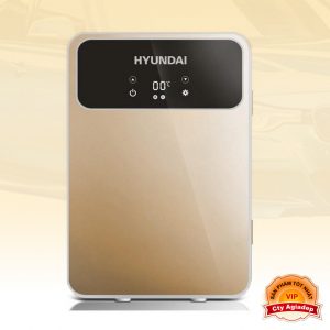 Tủ lạnh mini oto xe hơi hoặc trong nhà Hyundai 20L có Led chỉnh nhiệt cảm ứng