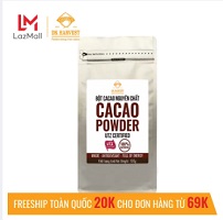 Bột cacao nguyên chất cao cấp DK Harvest- không pha trộn tạp chấ-, dễ tan- đậm đà - 500g