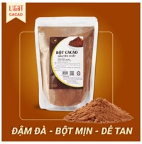 Bột cacao nguyên chất không đường Light Cacao - gói 500gr