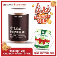[MÃ GIẢM 20K] Bột cacao Thượng hạng cao cấp- nguyên chất không đường Light Cacao - Hũ 350g Cocoa Premium