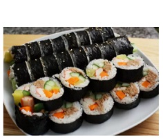 Rong biển cuộn cơm sushi gim bab gim gói 10 lá