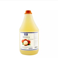 Siro Vải GTP (1.9l/chai) - Chuyên dùng pha chế Trà sữa, Trà trái cây, Cocktail, Mocktail