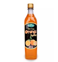 Siro cam Golden Farm chai 520ml- được sử dụng nguyên liệu tự nhiên hoàn toàn là những trái cam chín mọng- dùng để pha chế tạo nên những thức uống thơm ngon
