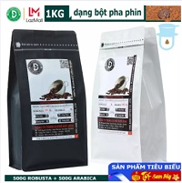 1kg Cà Phê Rang Mộc pha phin DUC ANH COFFEE ( 1 gói ARABICA + 1 gói ROBUSTA) mỗi gói 500gr - Sản phẩm của nông dân cà phê Việt Nam - THƯƠNG HIỆU VIỆT