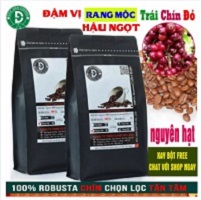 1kg Cà phê rang Mộc Nguyên Hạt DUC ANH COFFEE - 100% Robusta - đậm vị- mạnh- hậu ngọt dùng pha máy hoặc pha phin - sản phẩm của nông dân cà phê Việt Nam - cà phê Đức Anh