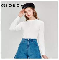 Áo khoác cardigan len siêu mềm cổ tròn có cúc phong cách nữ tính Giordano FREESHIP 05359866