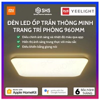 Đèn LED ốp trần thông minh 930mm Xiaomi Yeelight- trang trí phòng- tuỳ chỉnh nhiệt độ màu ánh sáng bằng giọng nói- Google assistant- Amazon alexa- YLXD49YL- SHS Vietnam