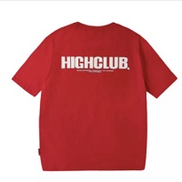 HIGHCLUB Basic Tee - Red/White