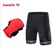 Santic Summer Men Cycling Shorts 4D Padded Breathable Anti-sweat Bike Bicycle Riding 1/2 Pants M7C05085G