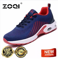 ZOQI Giày Sneaker Thời Trang Thể Thao Chạy Bộ Giày (Đen Đỏ)-quốc tế
