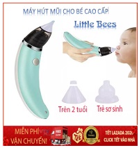 Máy hút mũi cho bé sơ sinh, Máy Hút Mũi Cho Bé Little Bee, dùng cho bé từ sơ sinh đến 5 tuổi,5 cấp độ hút-được làm từ chất liệu an toàn cho trẻ em-hiệu quả tức thì- BH 1 đổi 1-SALE 50%