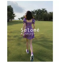 Váy Hoa Ngắn Cho Nữ Váy Pháp SALOME Mẫu Mới 2020