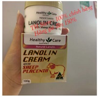 Có Bill, Kem dưỡng trắng da tinh chất nhau thai cừu Úc Healthy Care Lanolin Cream with Sheep Placenta
