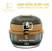Cream dưỡng da Đêm KimKul Face Night Cream 30G - Kem dưỡng trắng da, giữ ẩm, chăm sóc da vào ban đêm