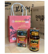 Thực phẩm chức năng Tinh dầu thông đỏ Red Pine Gold 450mg hộp 100 viên của Hàn Quốc
