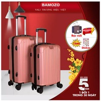 vali kéo du lịch Vali Bamozo BMZ-8801 20inch/24inch nhựa cao cấp - Bảo hành 5 năm